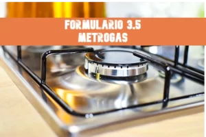 Formulario 3.5 Metrogas descargar y completar